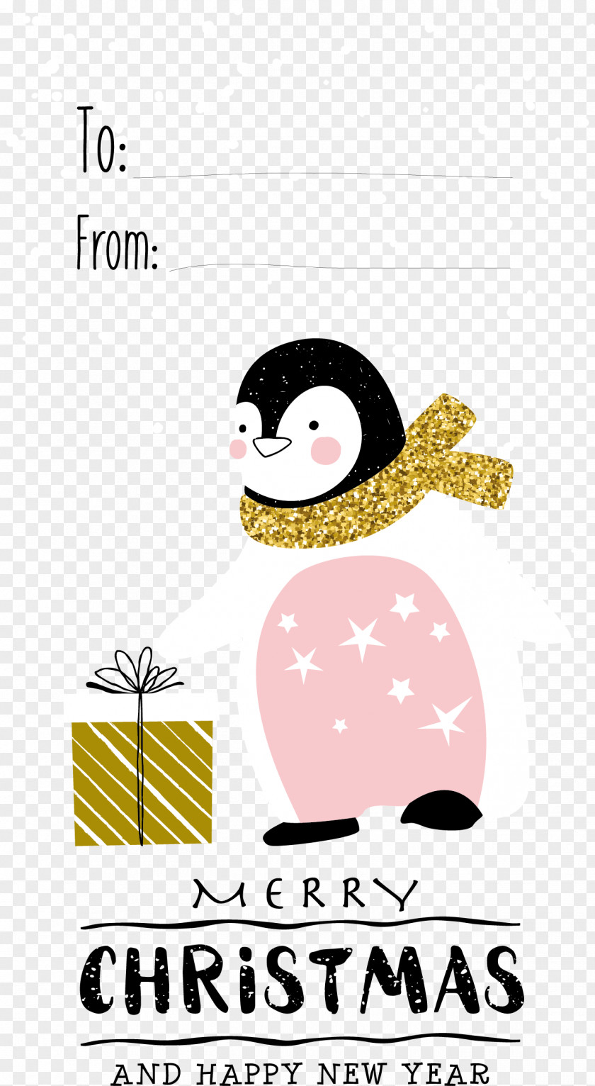 Cute Penguin Vector Illustration PNG