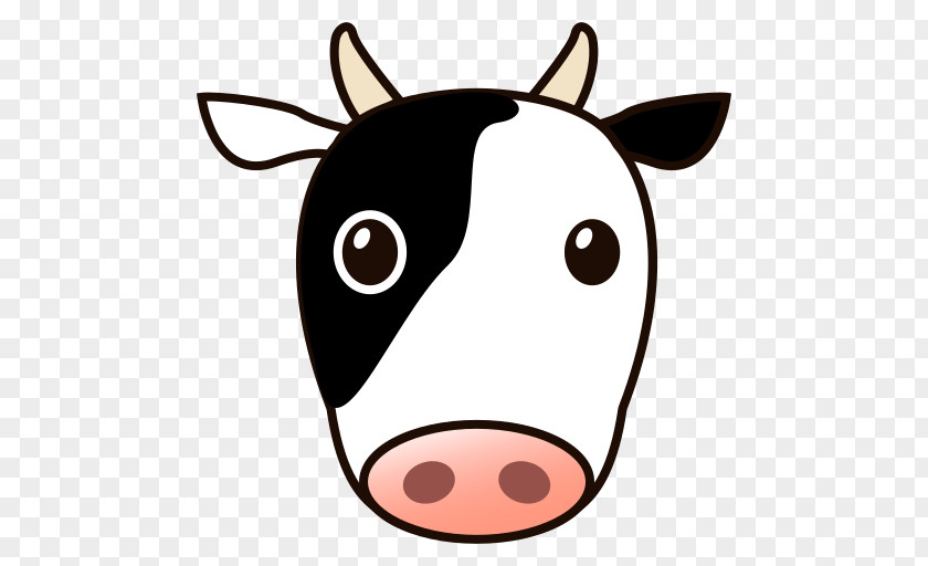 Emoji Holstein Friesian Cattle Clip Art Drawing House Cow Dairy Farming PNG