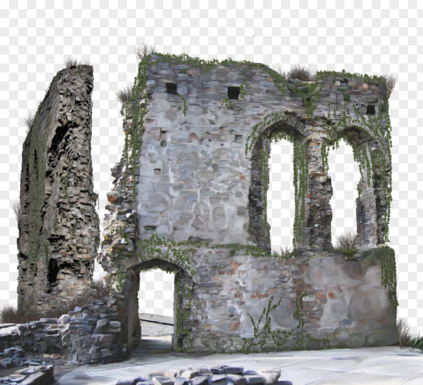 Ruins Rendering Photography PNG