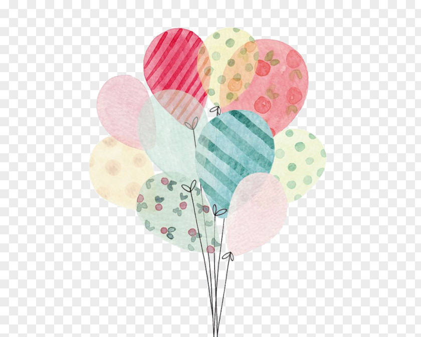 Balloon Greeting & Note Cards Birthday Illustration Paper PNG