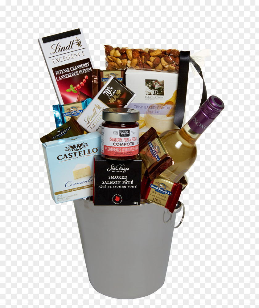Ice Bucket Food Gift Baskets Lindt & Sprüngli Dark Chocolate Flavor PNG
