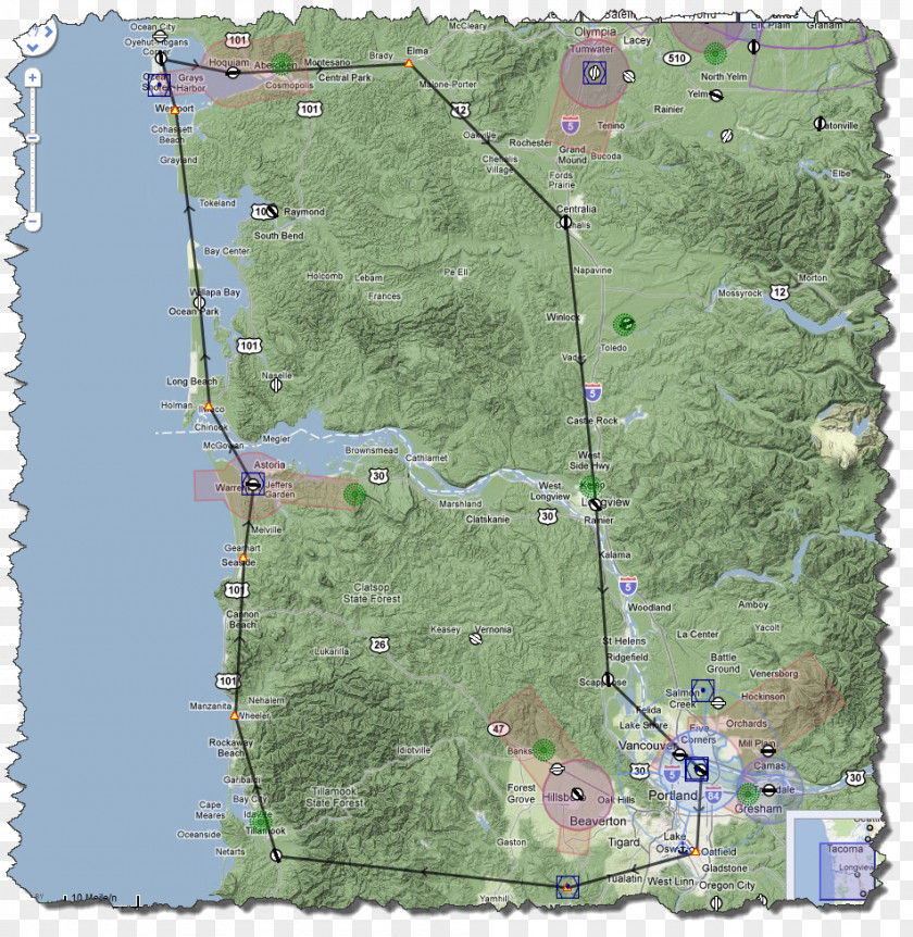 Map National Park Land Lot Water Resources PNG