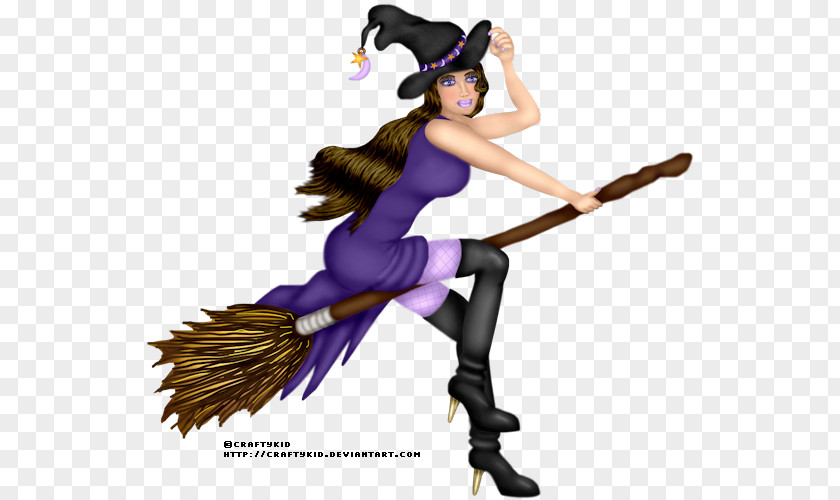 Witch Blond Witchcraft Black Hair Wig PNG