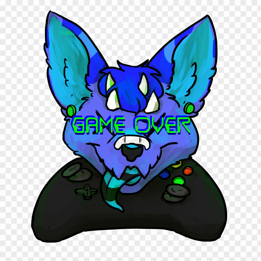 Game Over Dog Snout Character Clip Art PNG