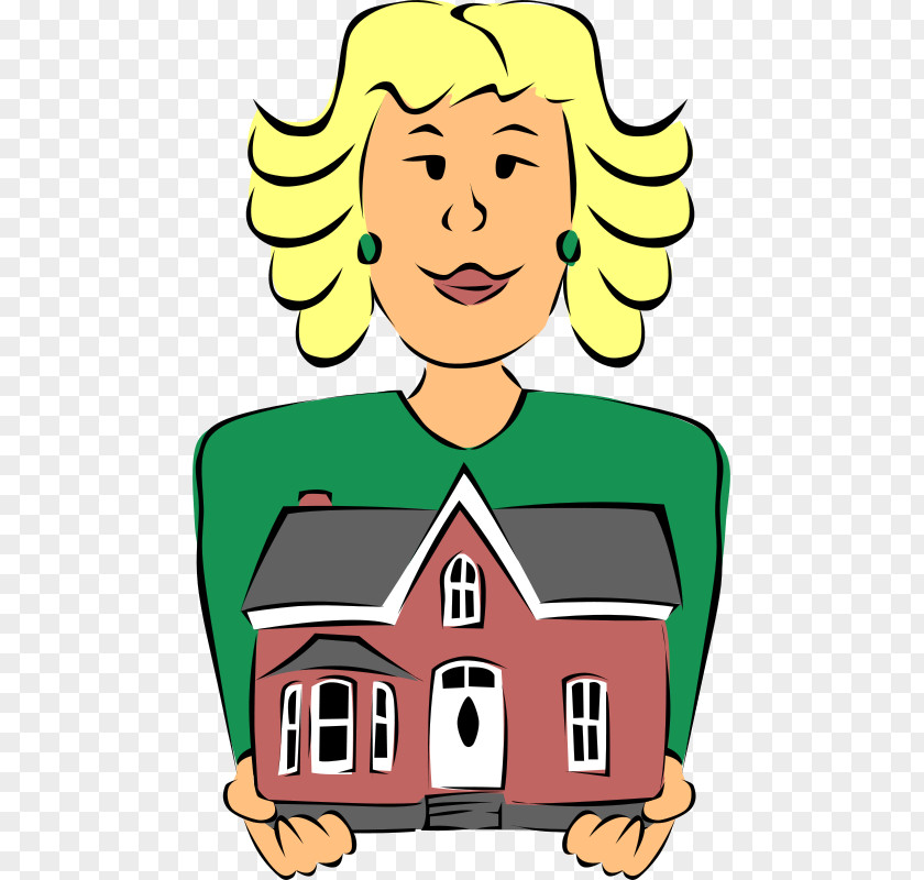 Hand Painted Real Estate Agent Realtor.com Clip Art PNG