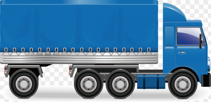 Cartoon Car Transport Cargo Icon PNG