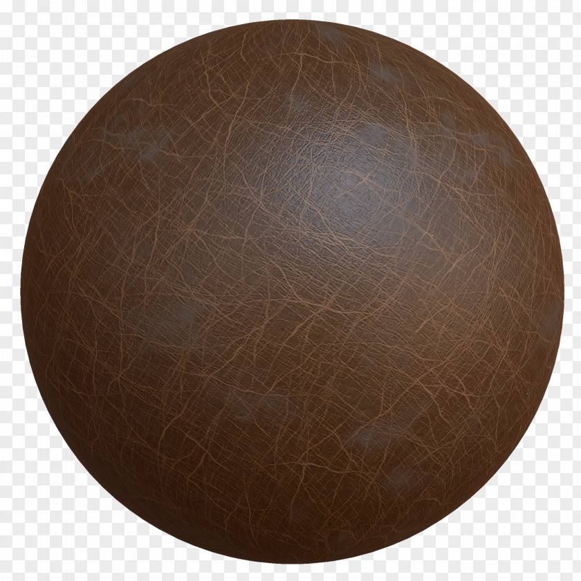 Copper Sphere Material PNG