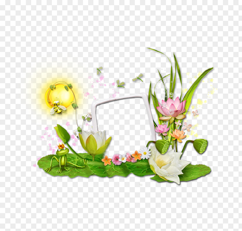 Design Floral Cut Flowers Flowerpot Plant PNG