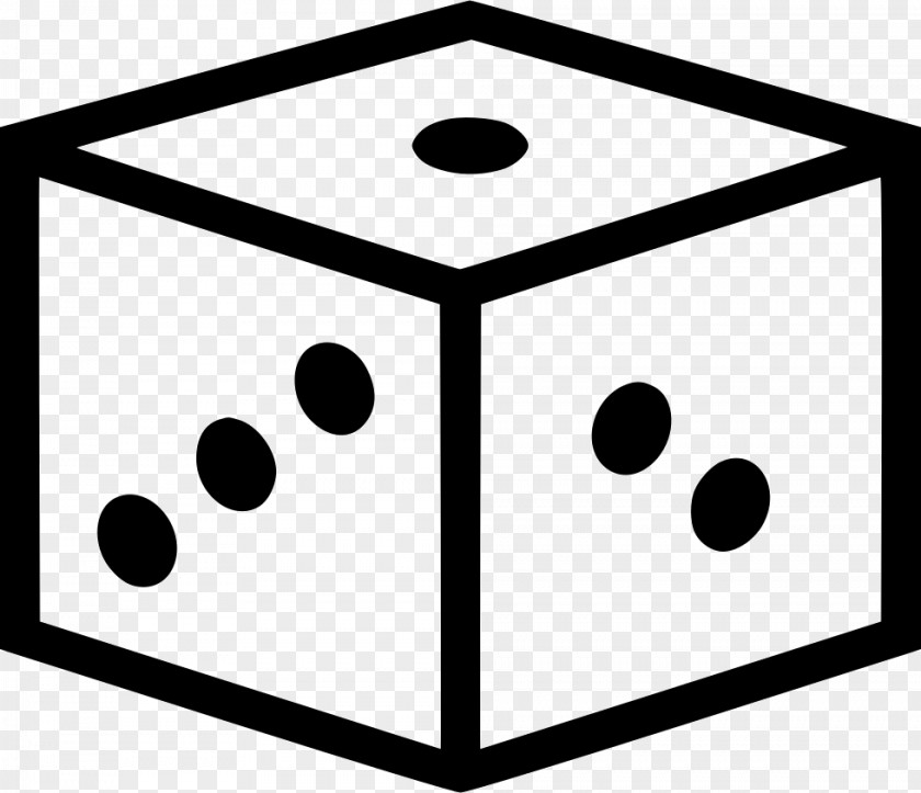 Dice Black & White Game Clip Art PNG