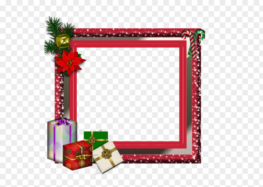 Guirlande Picture Frames Rectangle Image Text Messaging RED.M PNG