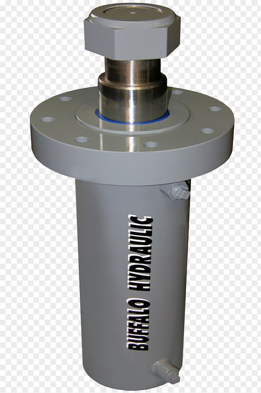 Cast Cylinder Hydraulic Press Flange Hydraulics PNG