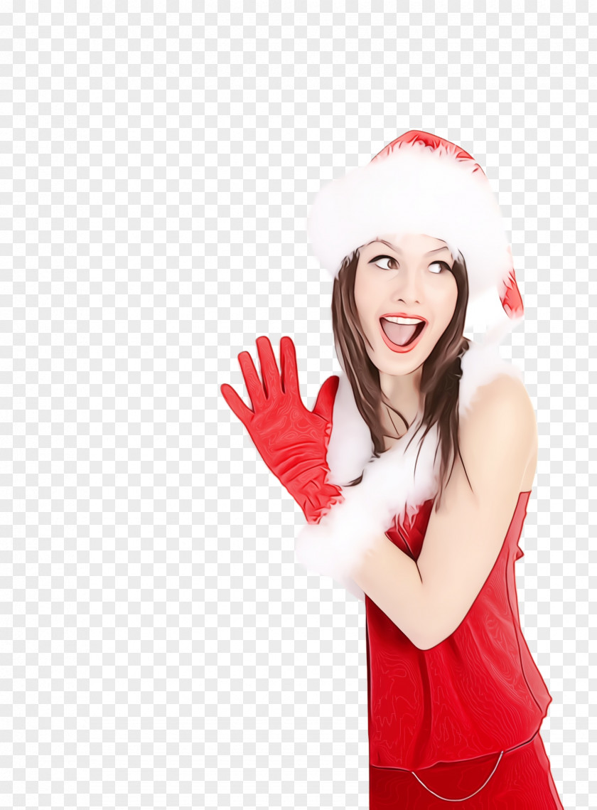 Happy Finger Facial Expression Red Beauty Gesture Arm PNG