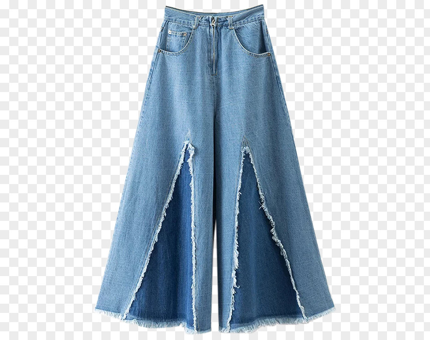 Jeans Color Denim Bell-bottoms Waist Pants PNG