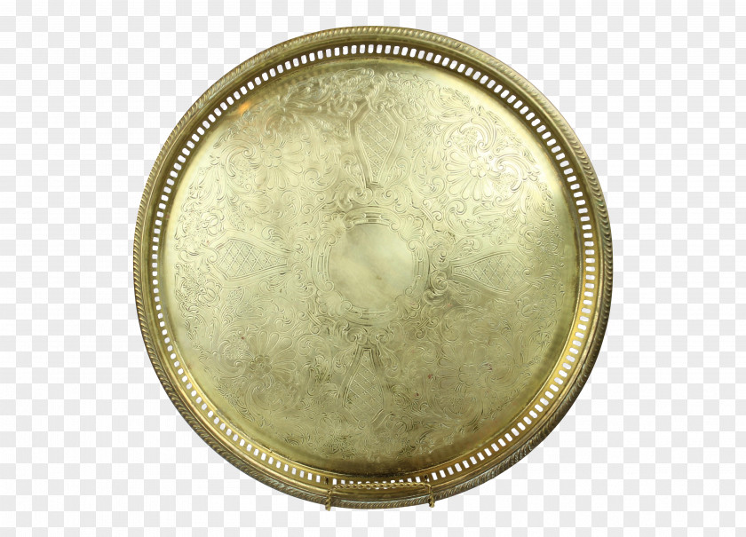 Serving Tray 01504 Bronze Silver PNG
