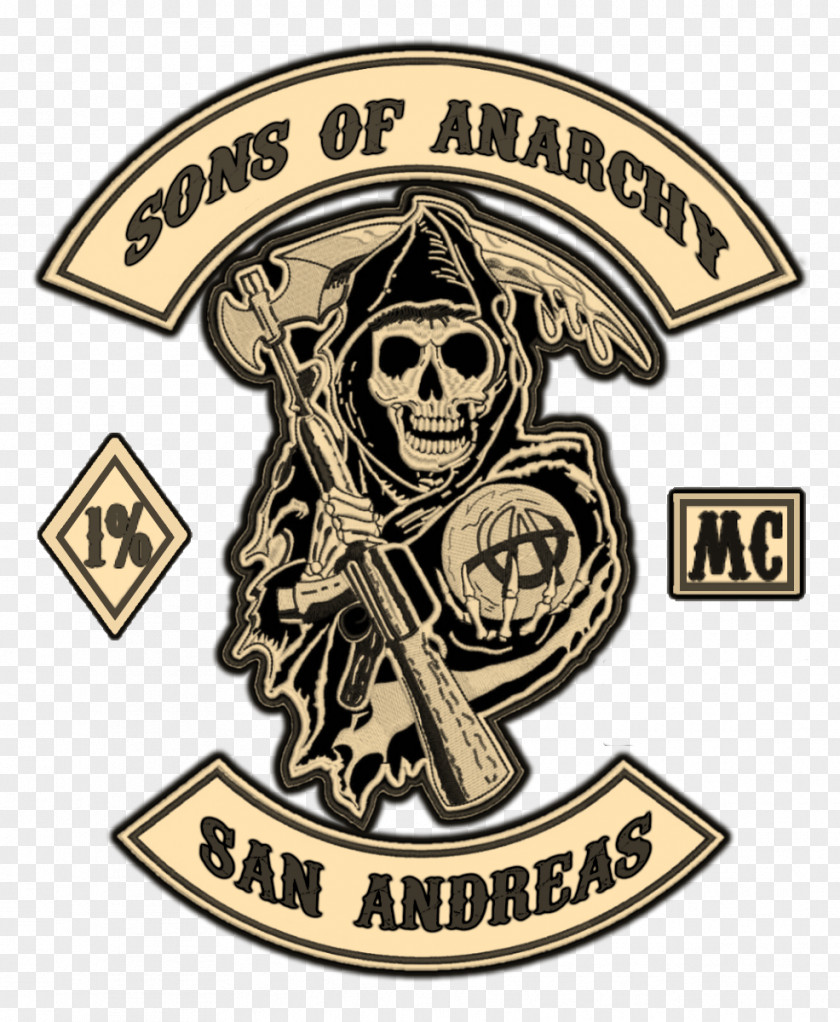Sons Of Anarchy T-shirt Logo Television Show Anakin Skywalker PNG