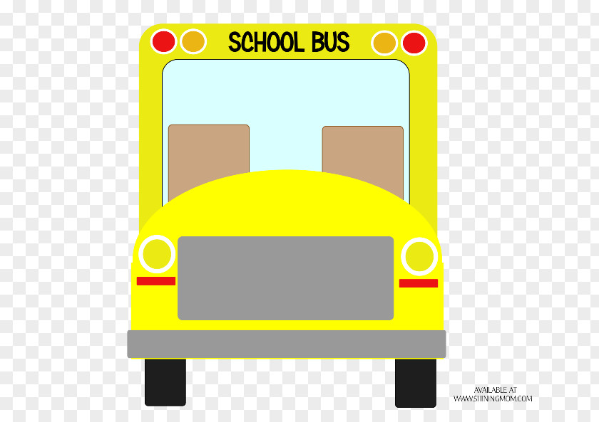 Back To School Party Bus Brand PNG