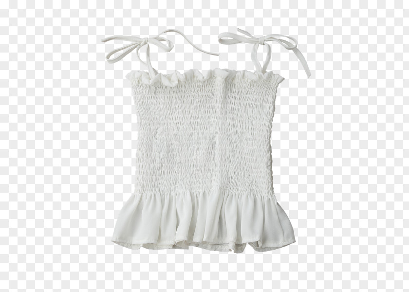 Crochet Casual Flat Shoes For Women Spaghetti Strap T-shirt Ruffle Blouse PNG