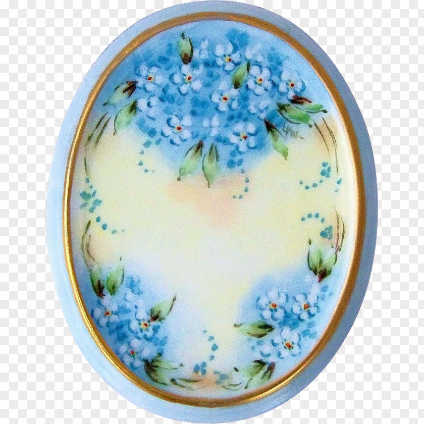 Hand-painted Floral Material Tableware Platter Ceramic Plate Porcelain PNG