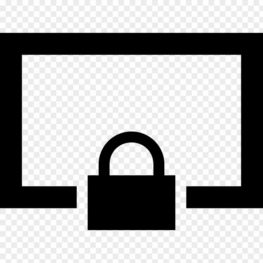 Padlock Logo Brand Font PNG