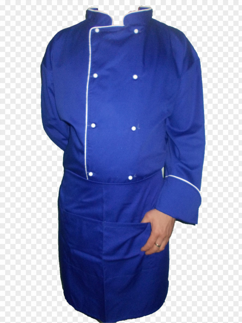 Suit Khalat Cook Blue Sleeve PNG