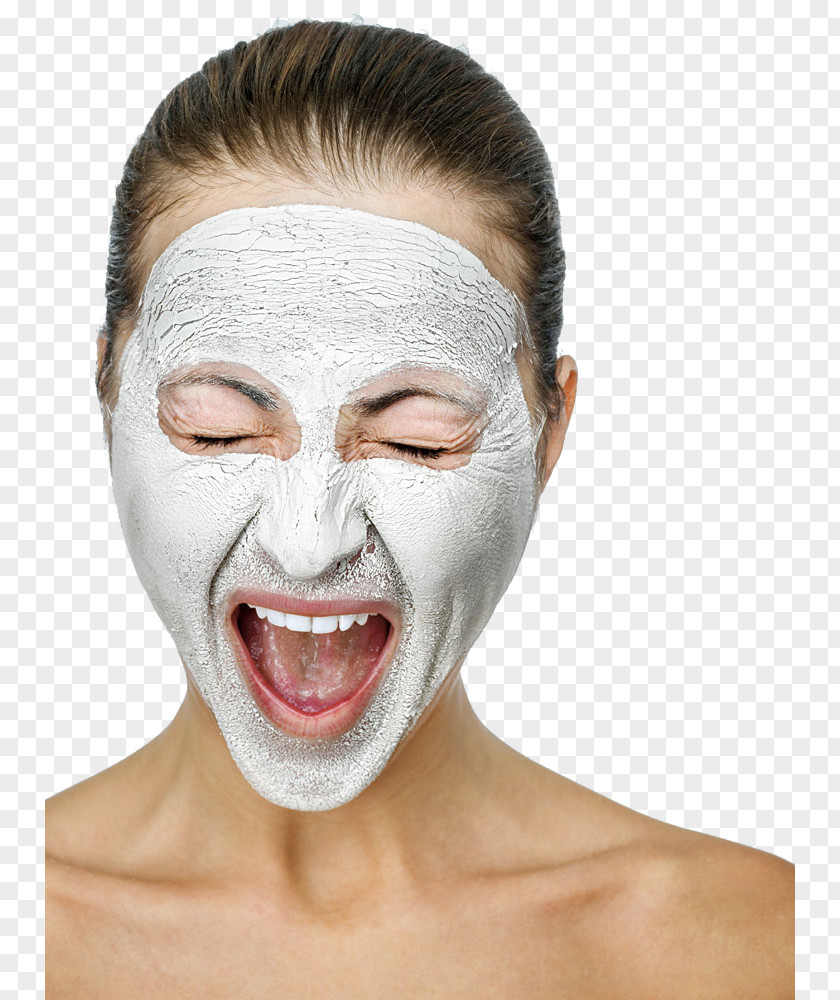 Creative Deposition Mask Facial Wong Chia Chi Woman Face PNG