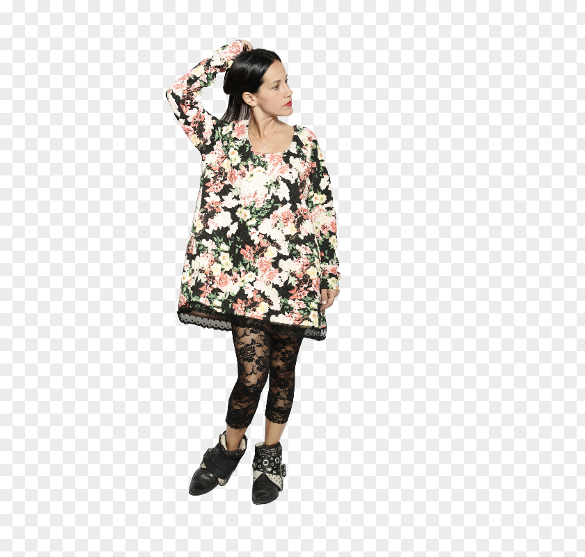 Flower Face Outerwear Shoulder Leggings Sleeve Costume PNG
