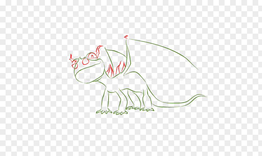How To Draw A Cartoon Velociraptor Train Your Dragon Drawing Illustration Clip Art PNG