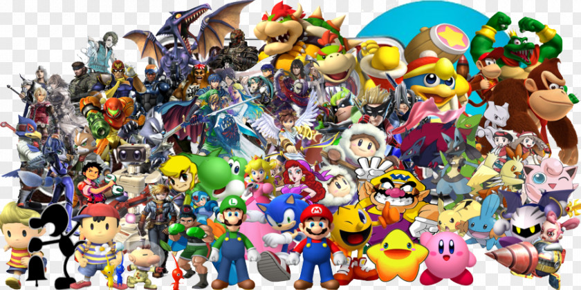Nintendo Characters Pic Super Smash Bros. For 3DS And Wii U Bayonetta 2 Brawl Mario PNG