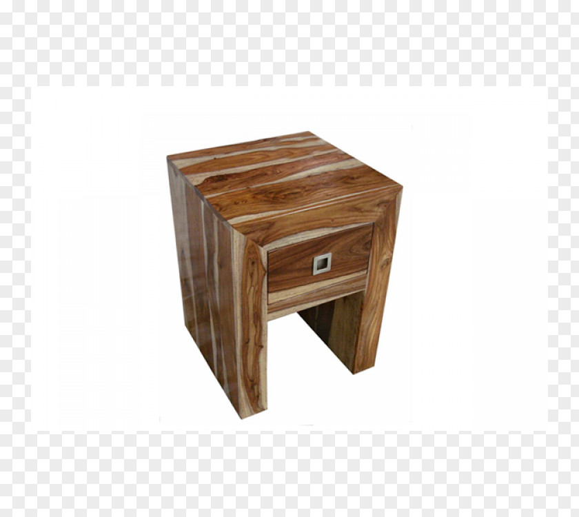 Table Bedside Tables Drawer Wood Stain PNG