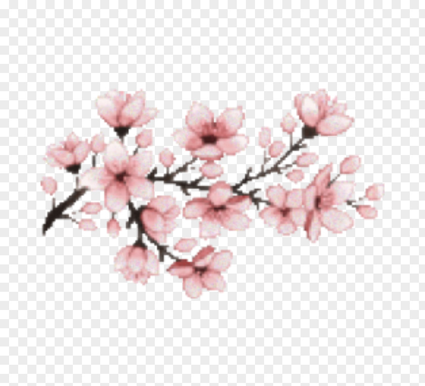Twig Flowering Plant Tree Pixel Art PNG