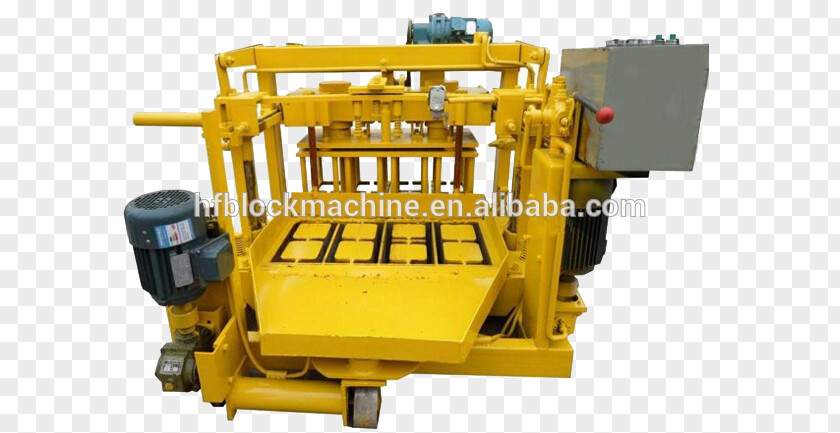 Hollow Brick Heavy Machinery Brickworks Concrete Masonry Unit PNG