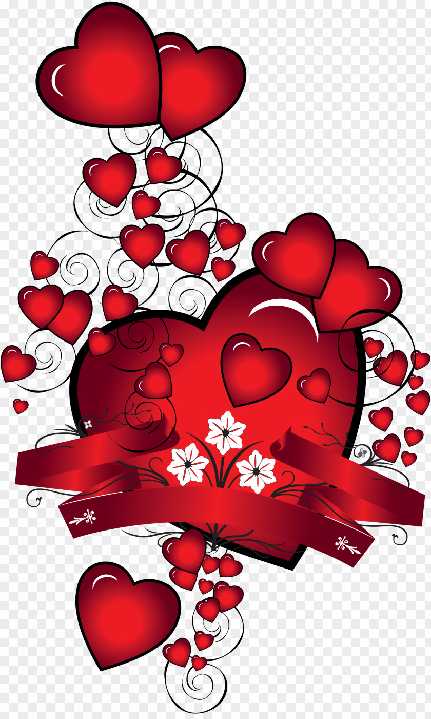 Lover Heart Drawing Flower Clip Art PNG