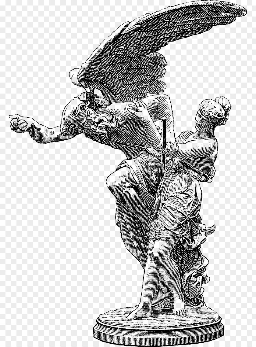 The Goddess Of Spreading Wings Thinker David Angels Discobolus PNG