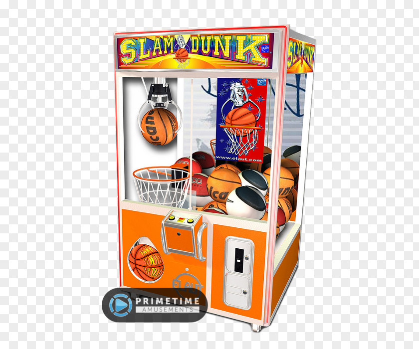 Crane Slam Dunk Claw Basketball Arcade Game PNG