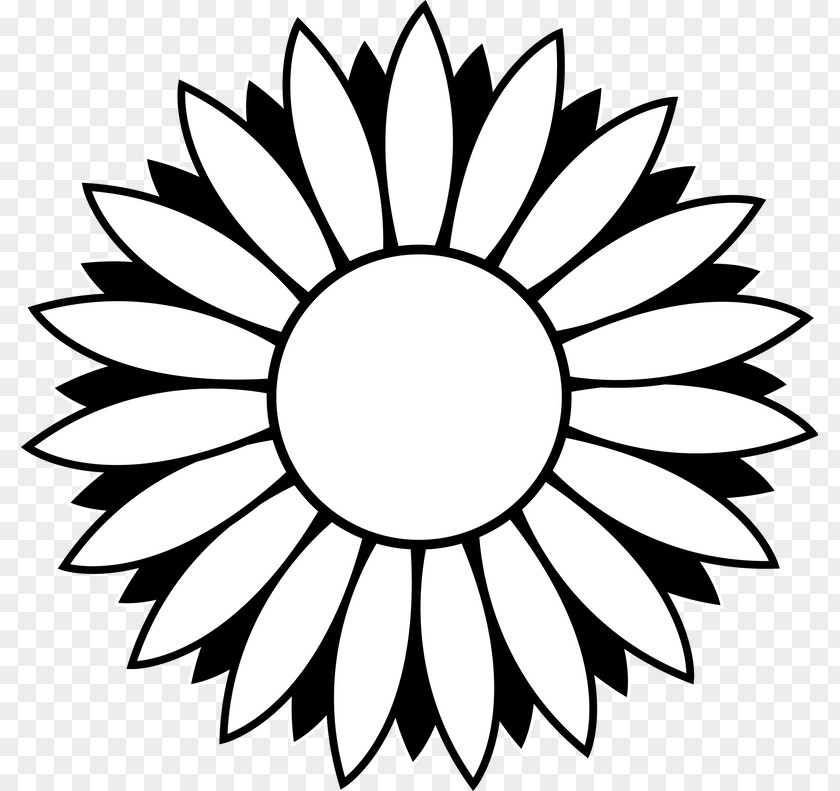 Football Flowers Cliparts Black And White Line Art Free Content Clip PNG