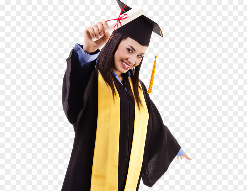Graduation Ceremony Square Academic Cap Dress Diploma Student PNG