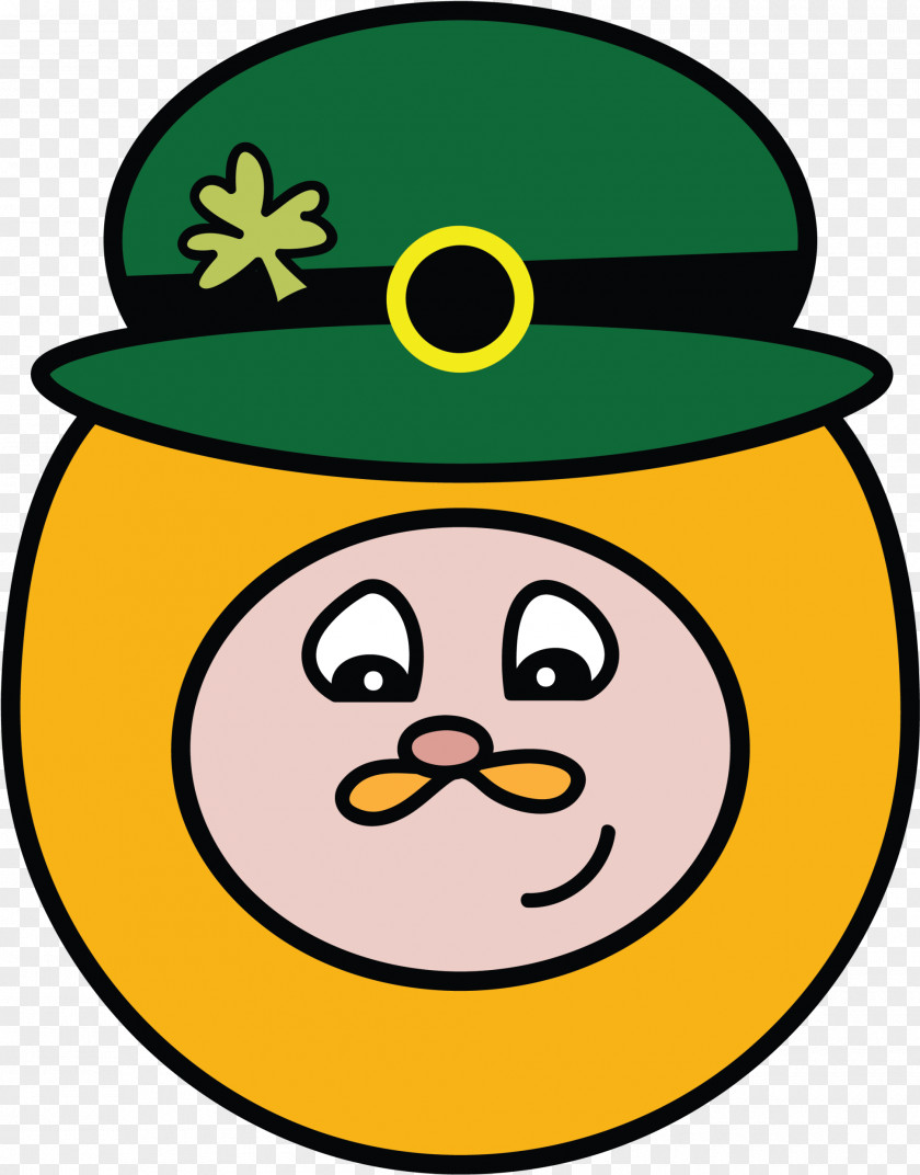 Happy Pleased Green Yellow Facial Expression Smile PNG