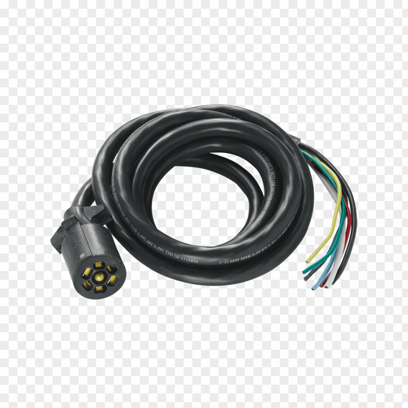 Plug Wire Coaxial Cable Harness Electrical Wires & Trailer Connector PNG
