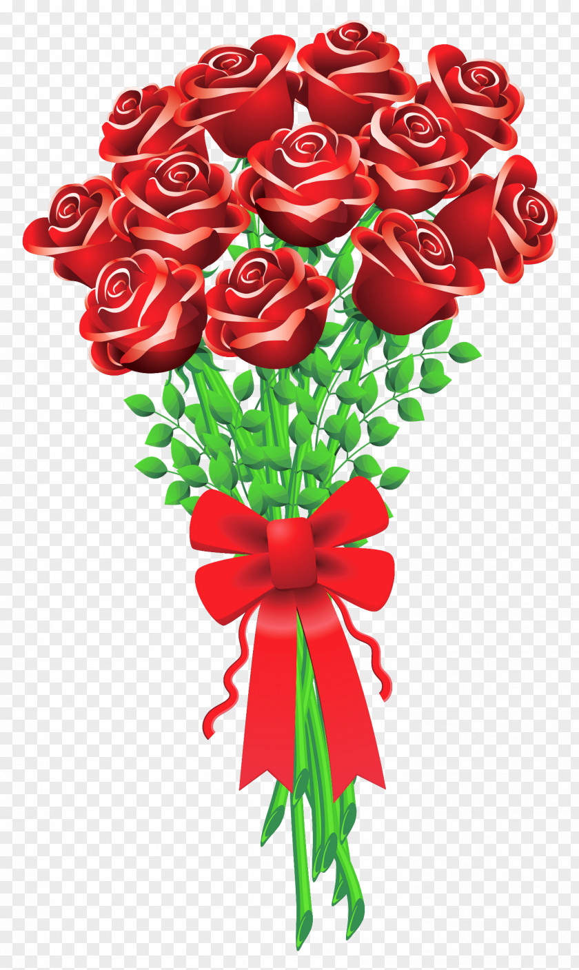 Rose Bouquet PNG Clipart Picture Valentine's Day Flower Clip Art PNG