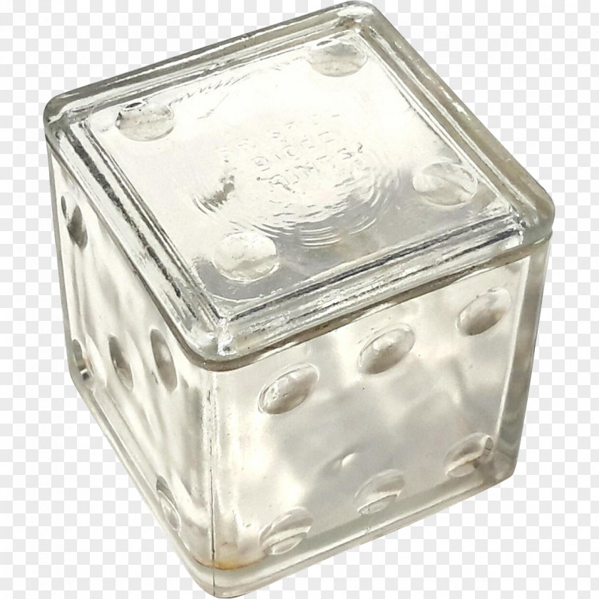 Dice Silver Glass Metal PNG