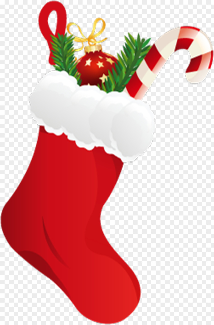 Santa Claus Christmas Graphics Stockings Clip Art Sock PNG
