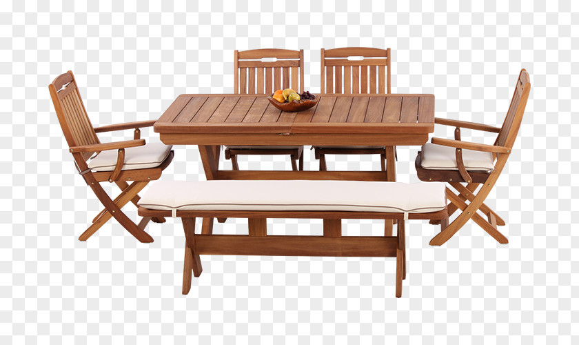Table Deckchair Garden Furniture PNG