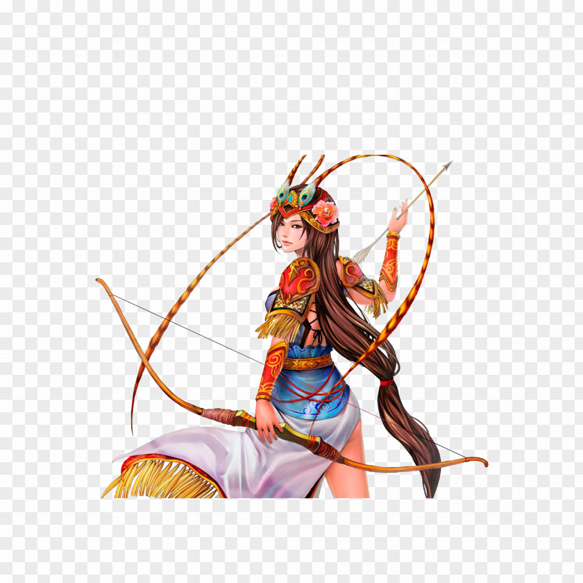 The Women In Archery Sangokushi Eiketsuden Diaochan Romance Of Three Kingdoms Role-playing Game PNG