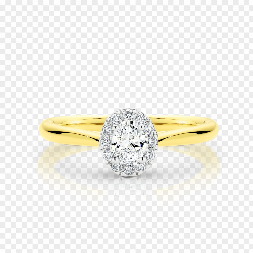 Body Jewellery Ring Yellow Product Design PNG