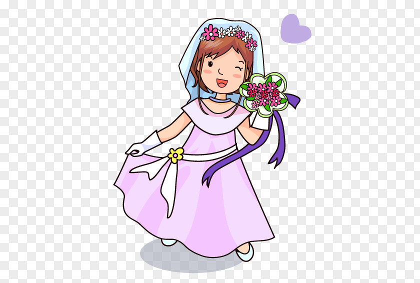 Bride Cartoon Clip Art PNG