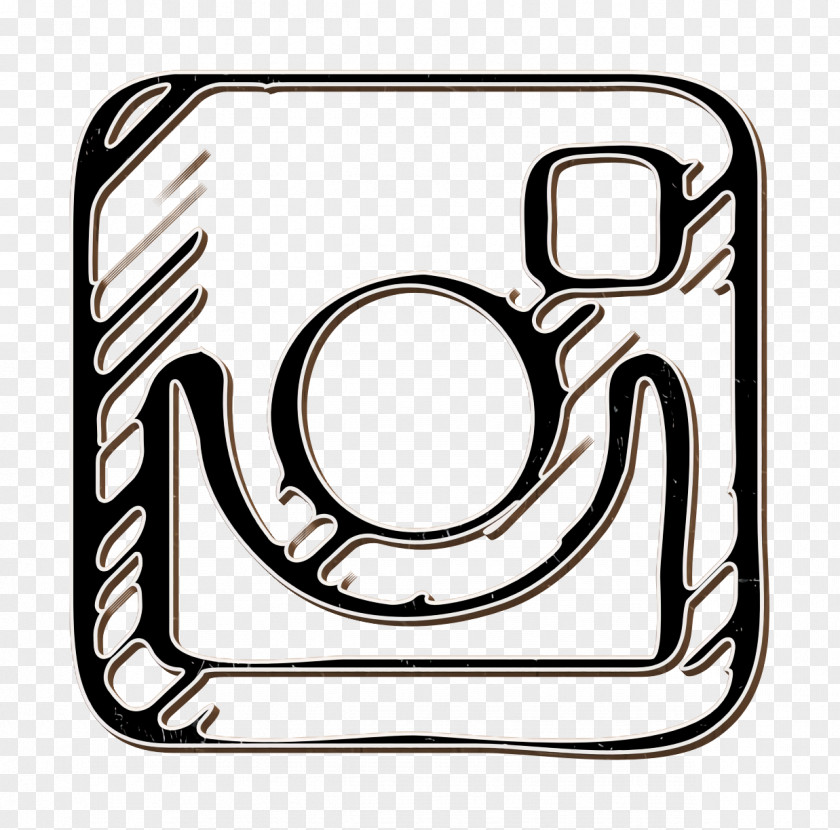 Logo Icon Instagram Sketched PNG
