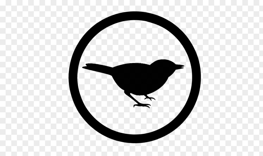 Perching Bird Wren Silhouette PNG