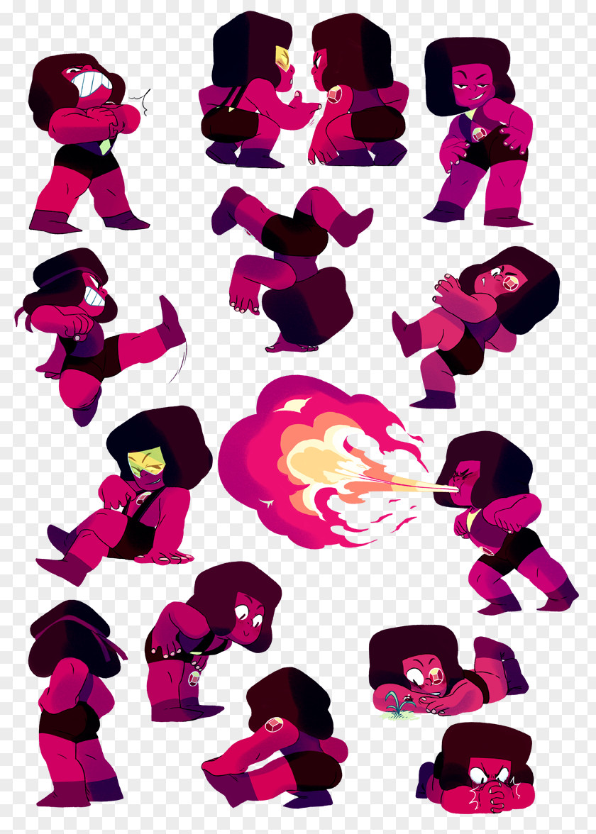 Ruby Hit The Diamond Gemstone Fan Art PNG