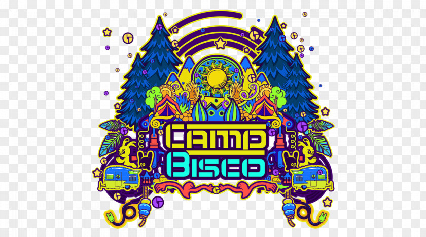 Vip Party Camp Bisco Poster Illustration Design Logo PNG