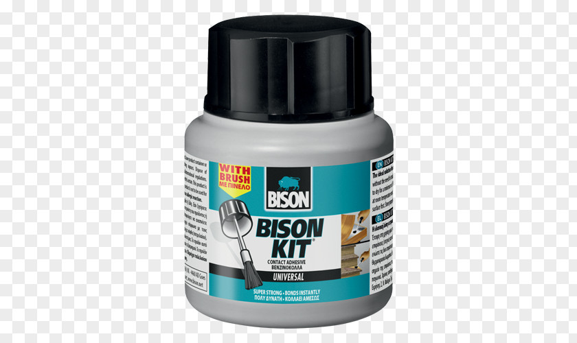 Brush Pot Bison International Adhesive Contactlijm Putty PNG